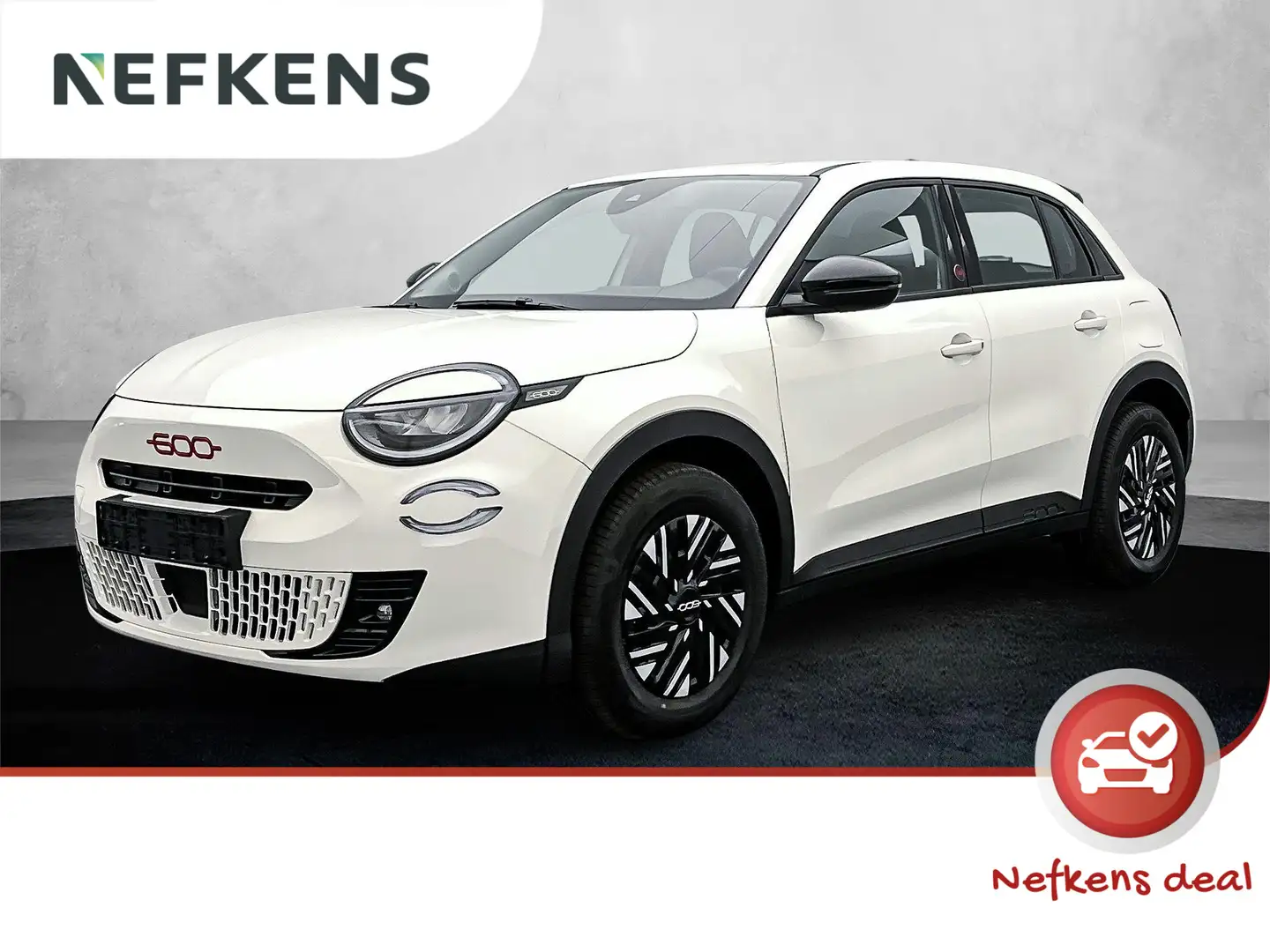 Fiat 600e EV RED 54 kWh 156 pk | Navigatie via Apple Carplay Blanco - 1