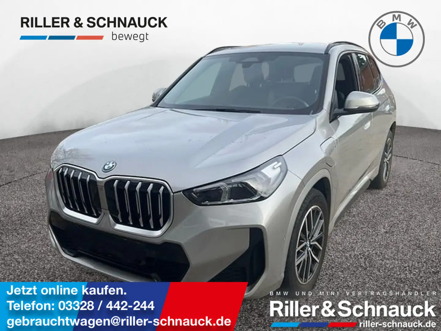 BMW X1 xDrive25e M Sport LED+NAVI+KAM+SHZG Silber - 1