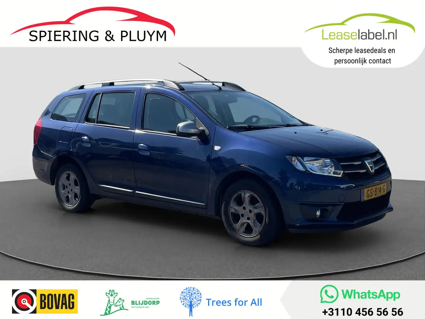 Dacia Logan MCV 0.9 TCe 10th Anniversary | Airco | LMV Blauw - 1
