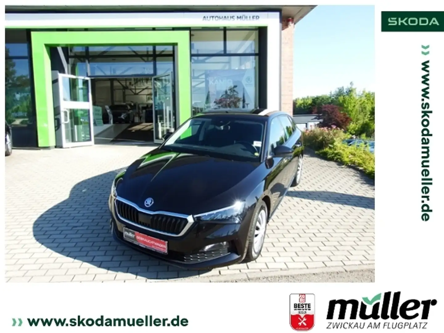 Skoda Scala Style 1.0TSI Style 85kW LED RFK el. HK Schwarz - 1