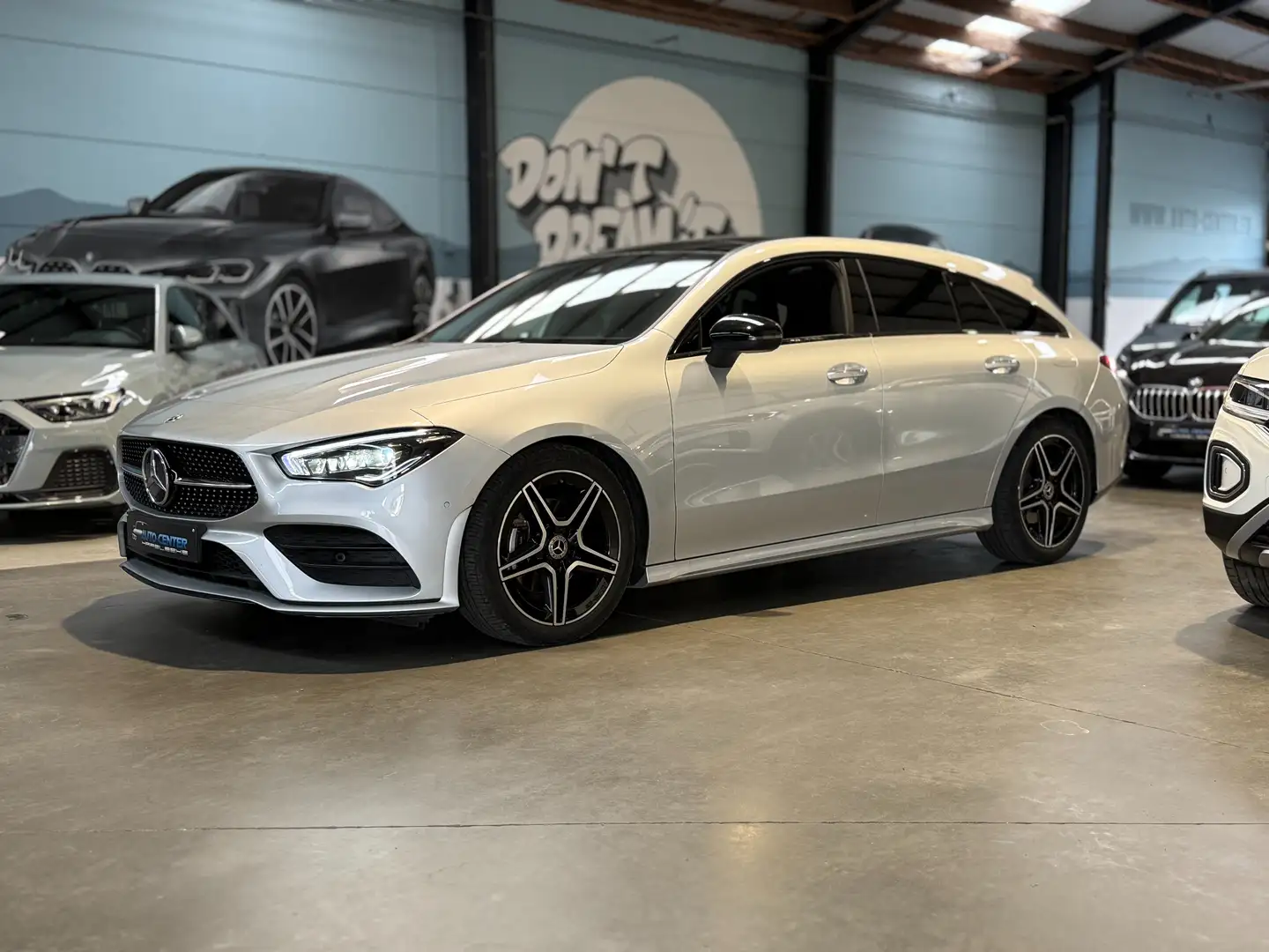 Mercedes-Benz CLA 180 AMG Line Sfeerverlichting panodak camera zetelverw Zilver - 2