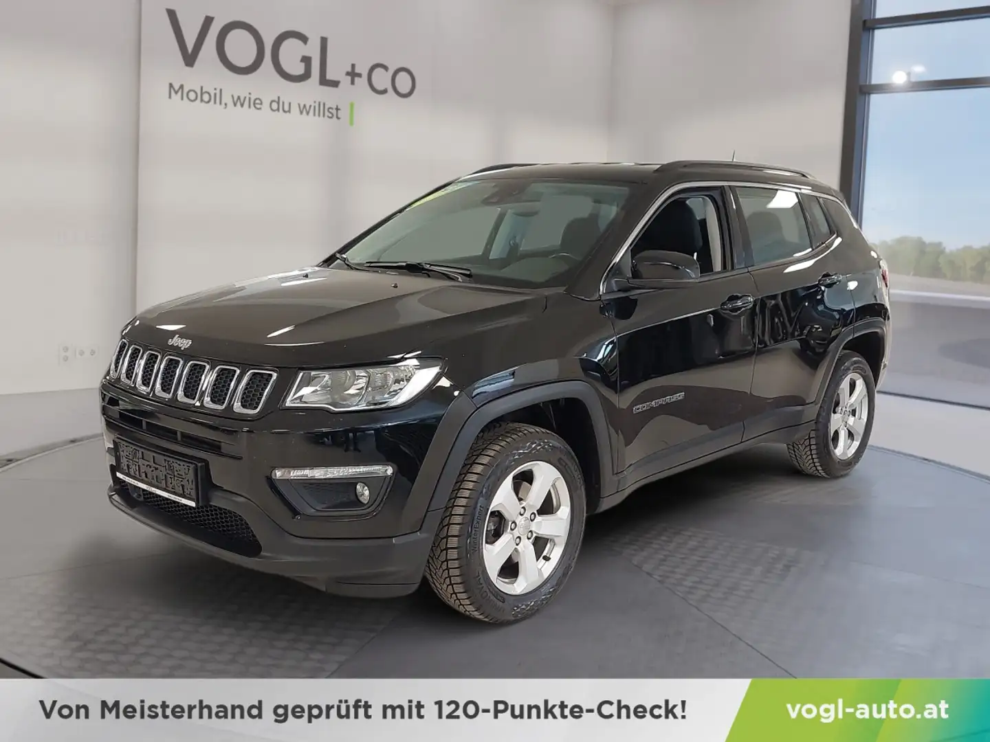 Jeep Compass Allrad Diesel Compass 2,0 MultiJet AWD 9AT 140 Lo Schwarz - 1