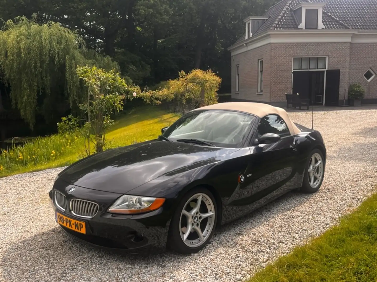 BMW Z4 3.0i Roadster 2004 57.605km ORIGINEEL #BEAUTY Zwart - 1