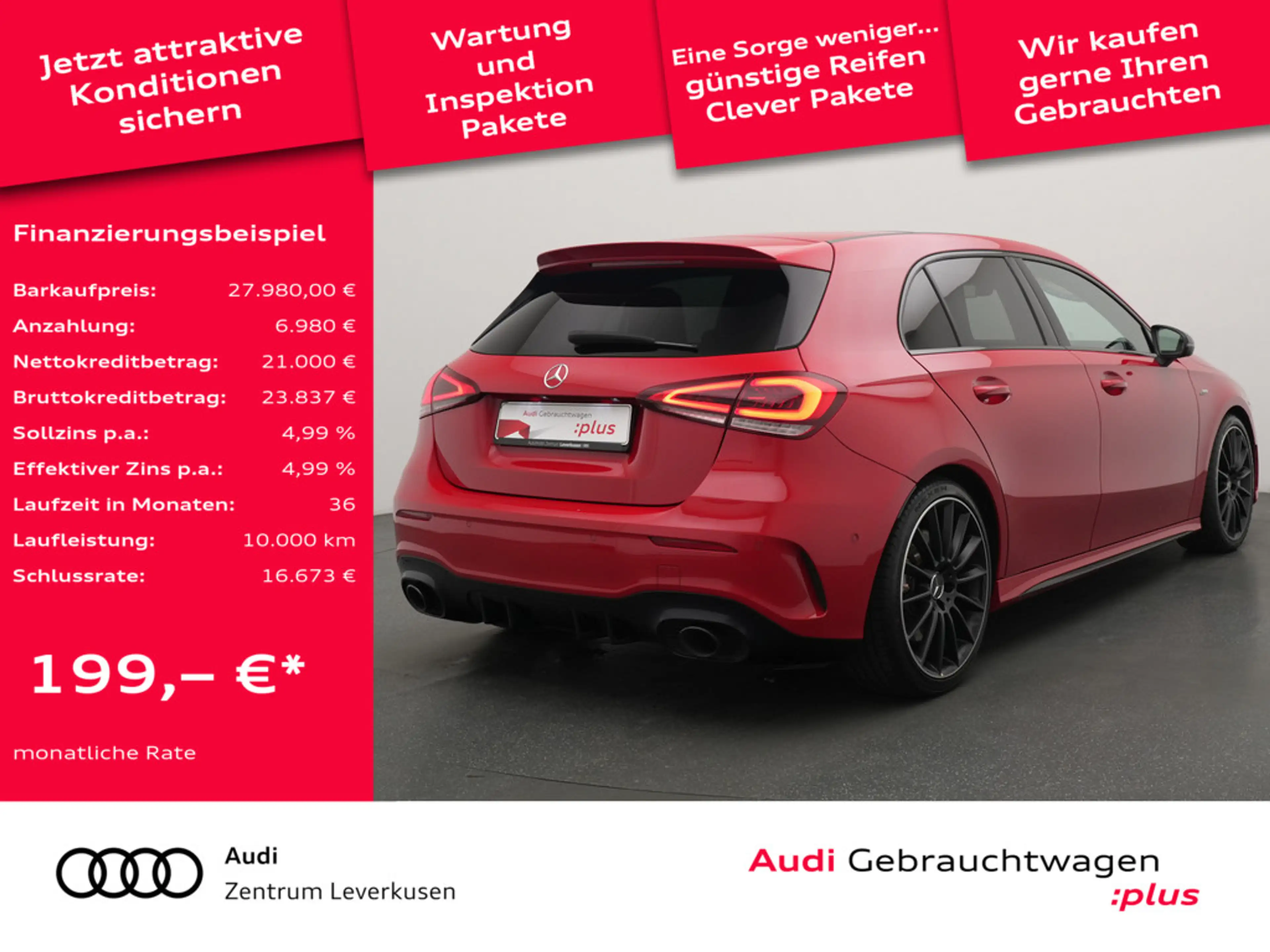 Mercedes-Benz A 35 AMG VIRT NAVI LEDER PANO LED KAM MEMORY — photo 2