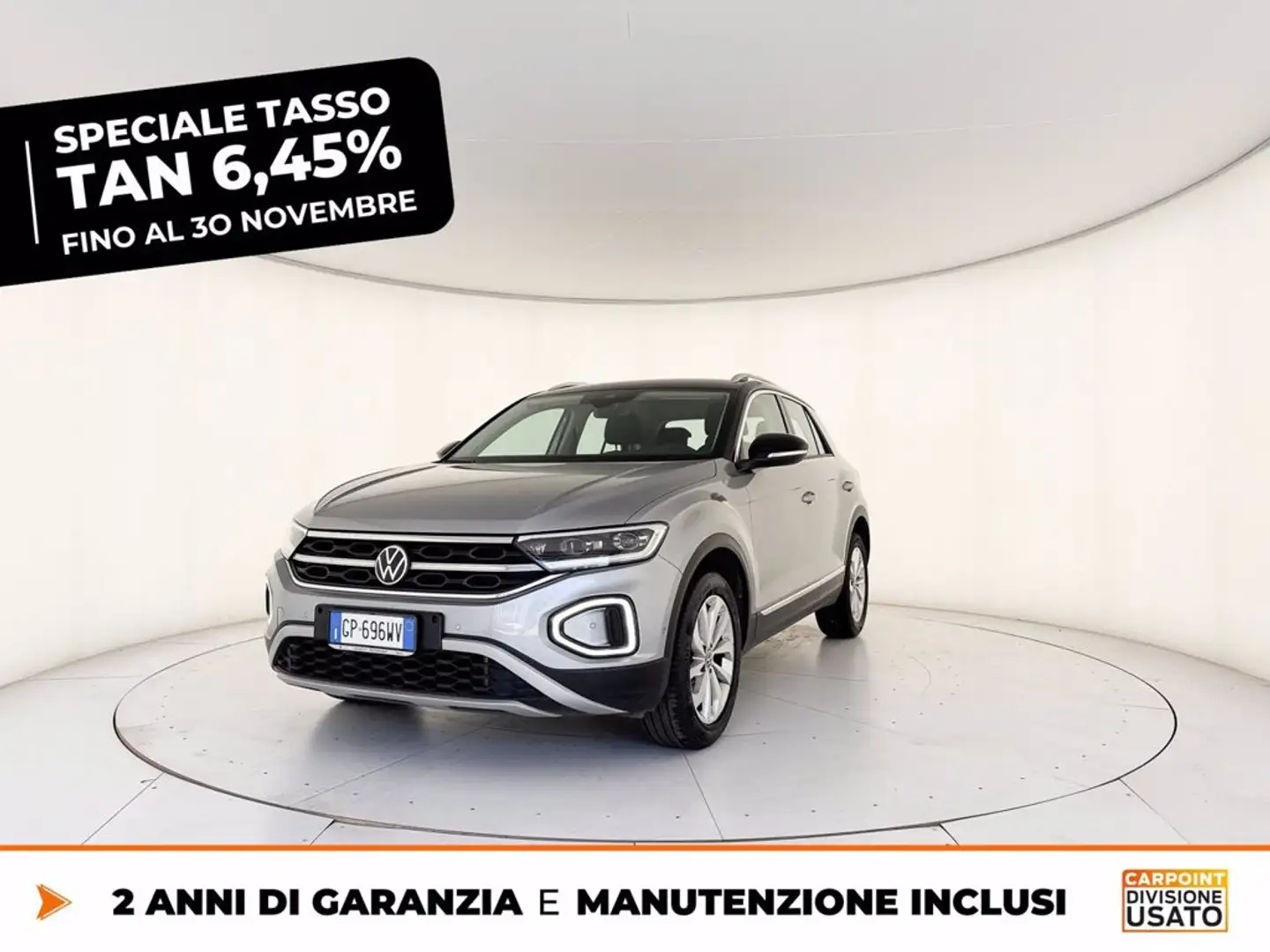 Volkswagen T-Roc 2.0 tdi style 115cv Gris - 1