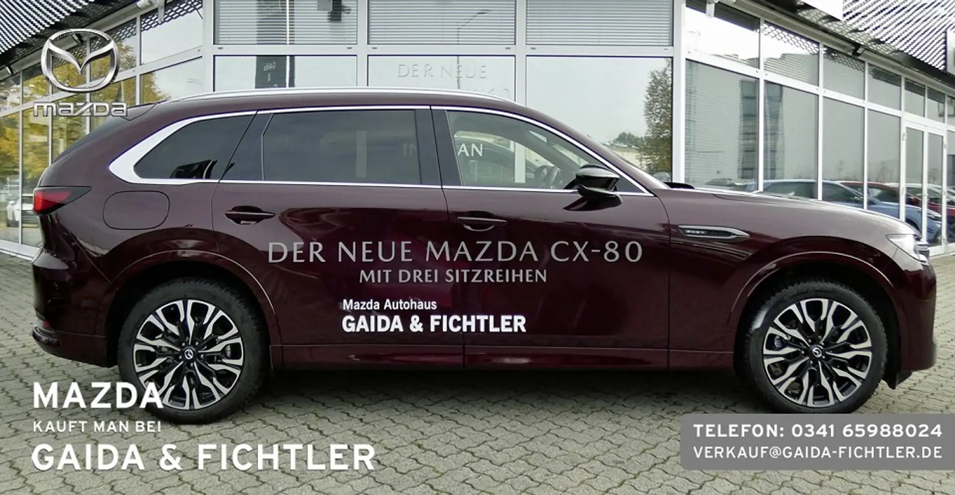 Mazda CX-80 e-SKYACTIV PHEV AWD Homura Plus Rood - 2