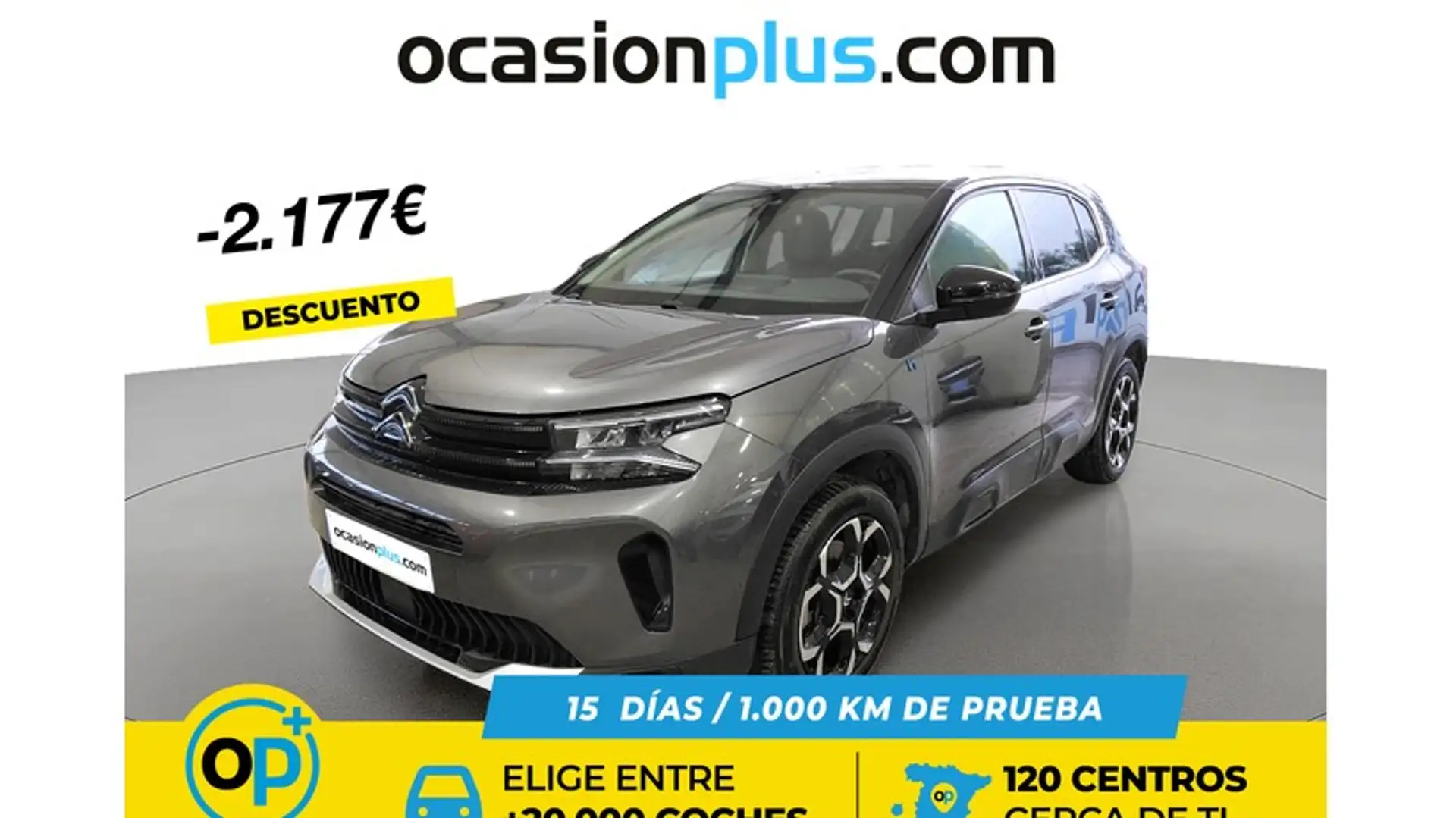 Citroen C5 Aircross Hybrid Plus EAT8 180 Gris - 1
