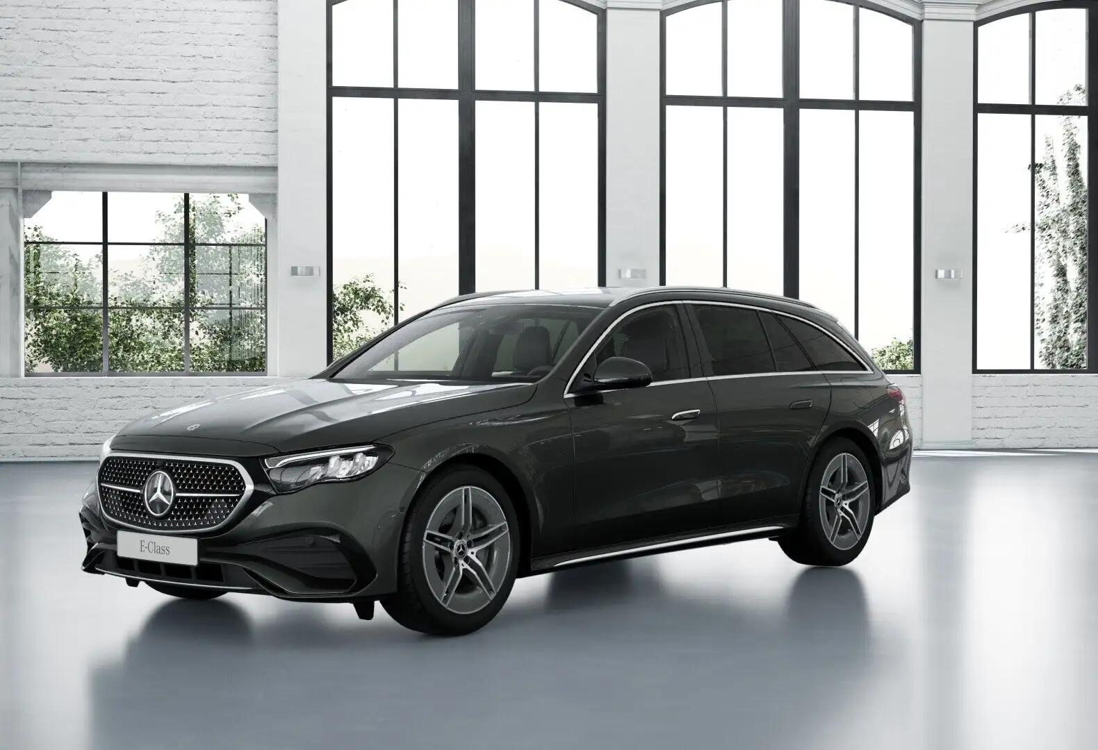 Mercedes-Benz E 300 de 4MATIC T-Modell mit EQ Hybrid Technologie Grau - 2