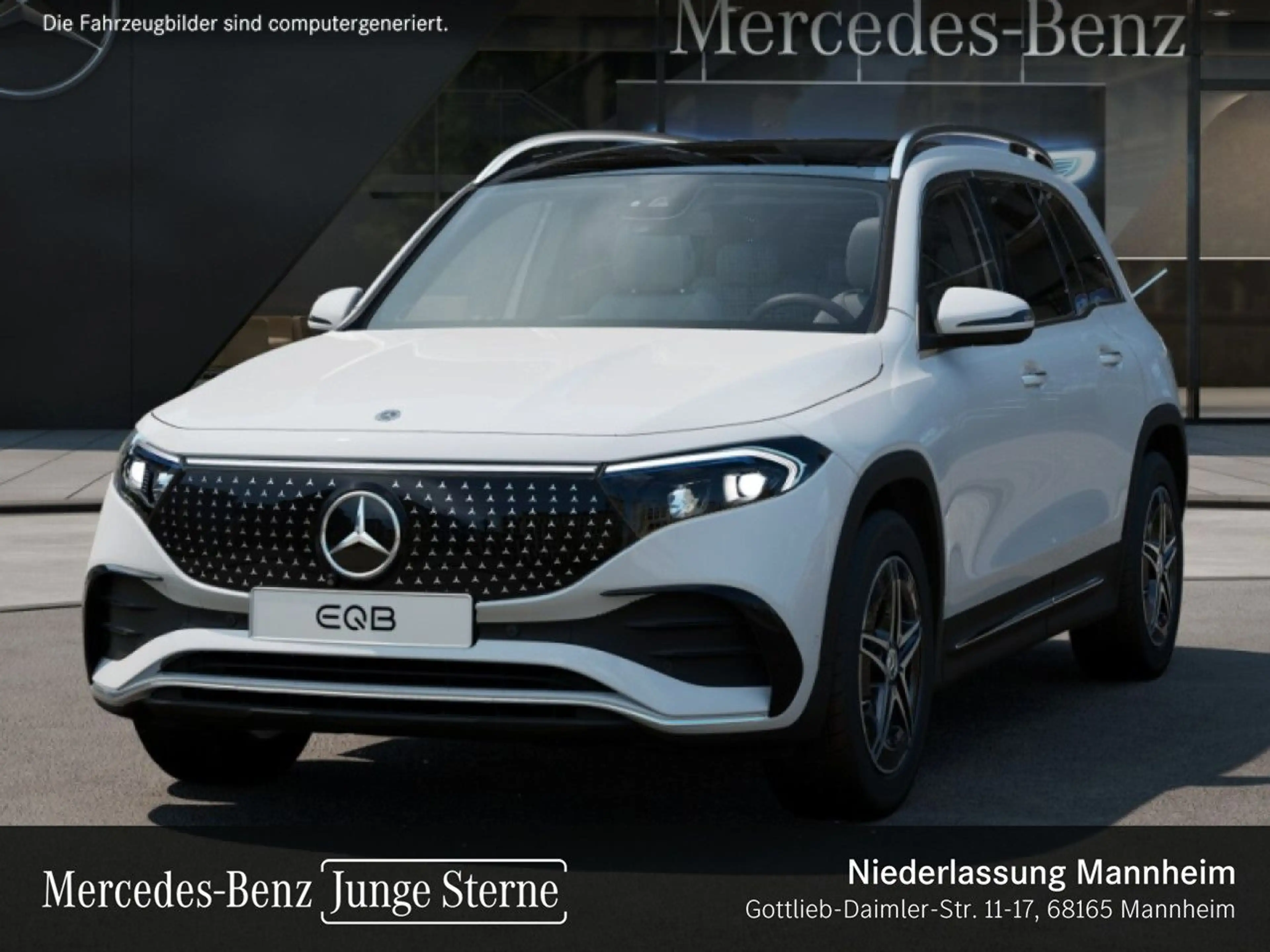 Mercedes-Benz EQB 300 4M AMG+PREMIUM+AHK+PANO+360+MEMORY+HUD — photo 2