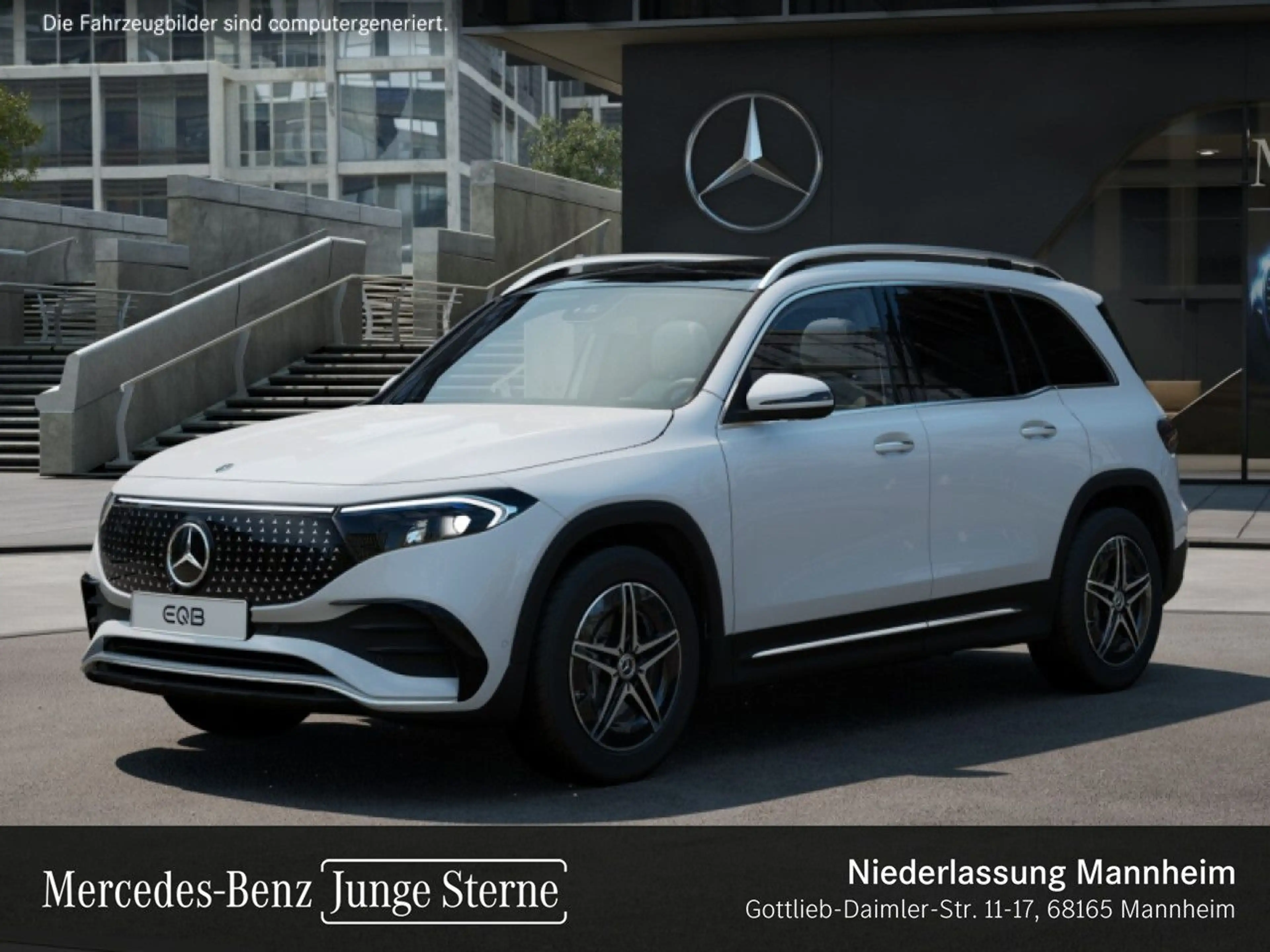 Mercedes-Benz EQB 300 4M AMG+PREMIUM+AHK+PANO+360+MEMORY+HUD — photo 14