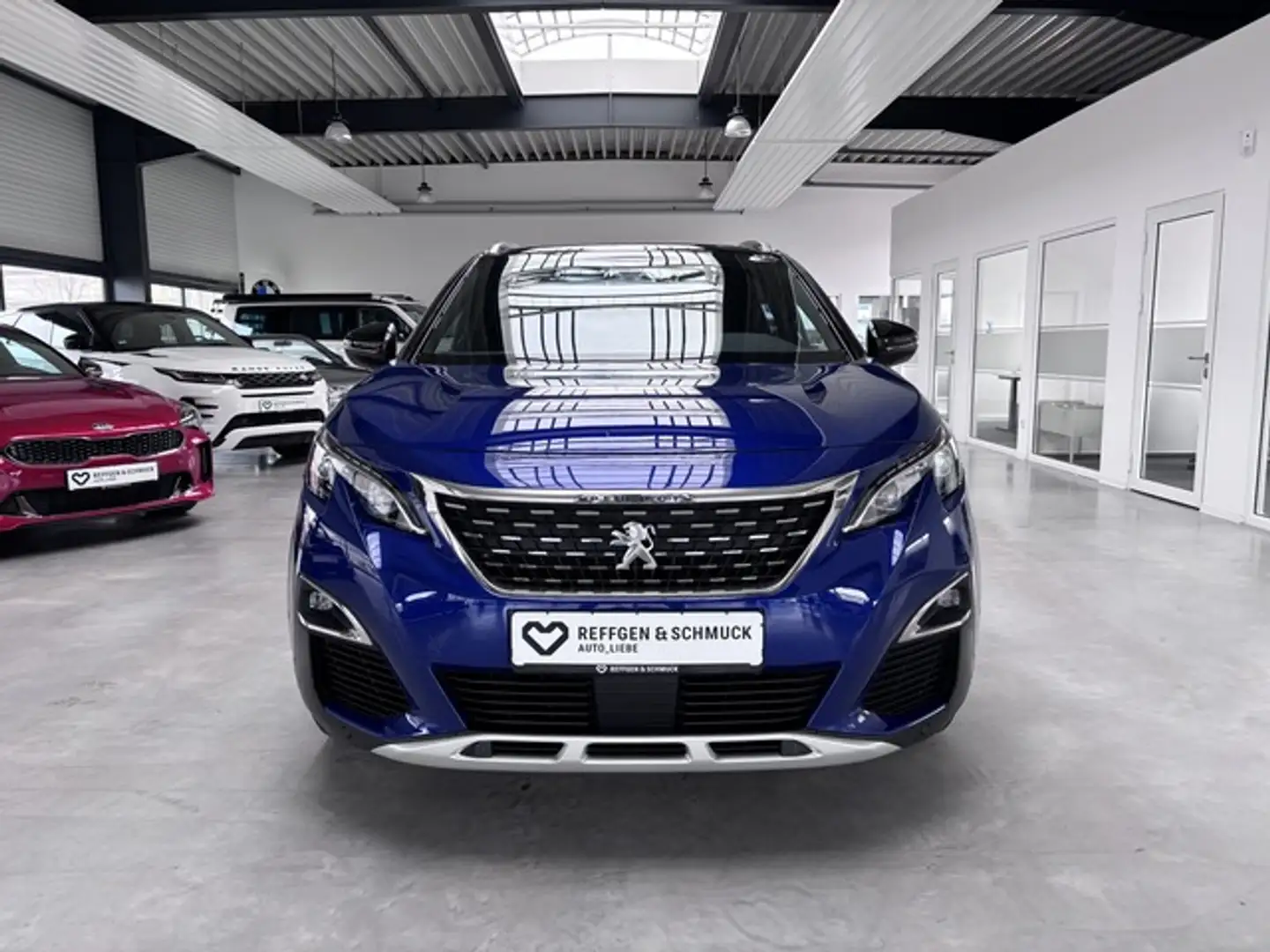 Peugeot 3008 GT-LINE BLUE AUTOMAT+LEDER+NAV+PANO+LED+TÜV Blau - 2