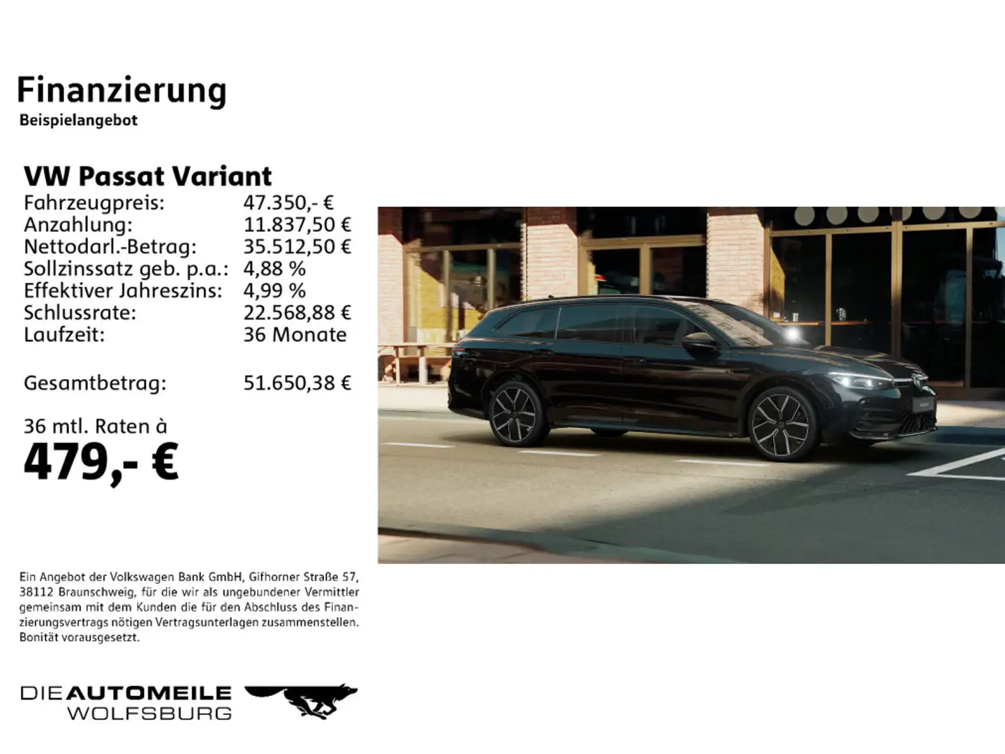 Volkswagen Passat Variant 2.0 TDI 4M DSG R-Line Neues Model Schwarz - 2