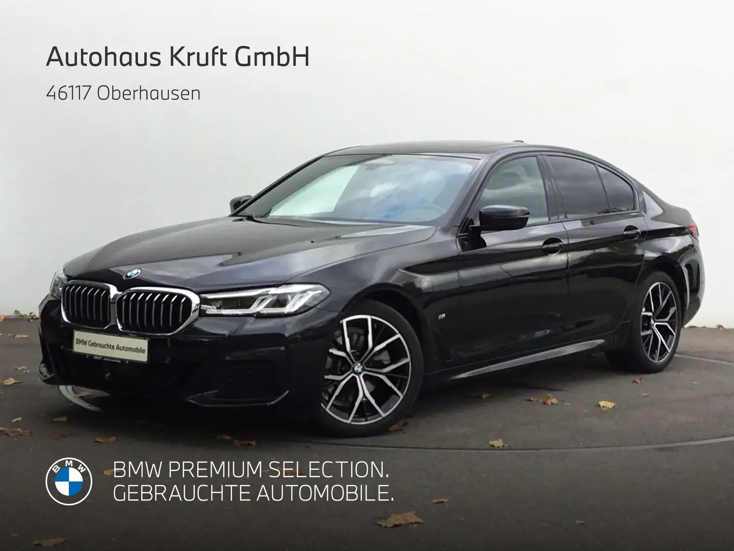 BMW 520 d M SPORT+GSD+ACC+KAMERA+HIFI Schwarz - 2