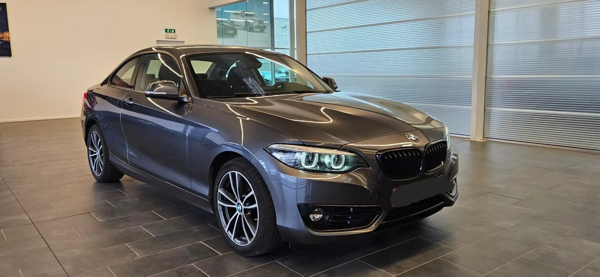 BMW 218 i SPORT LINE/NAVI/LED/FACELIFT/**60.000KM! Grijs - 1