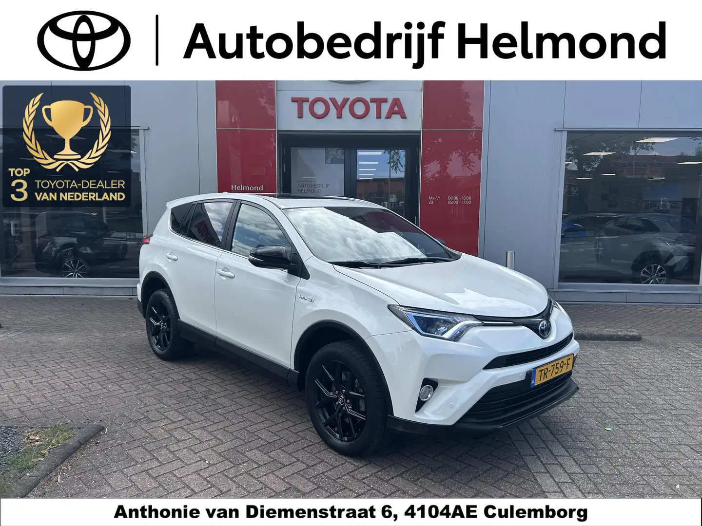 Toyota RAV 4 2.5 Hybrid Black Edition Wit - 1