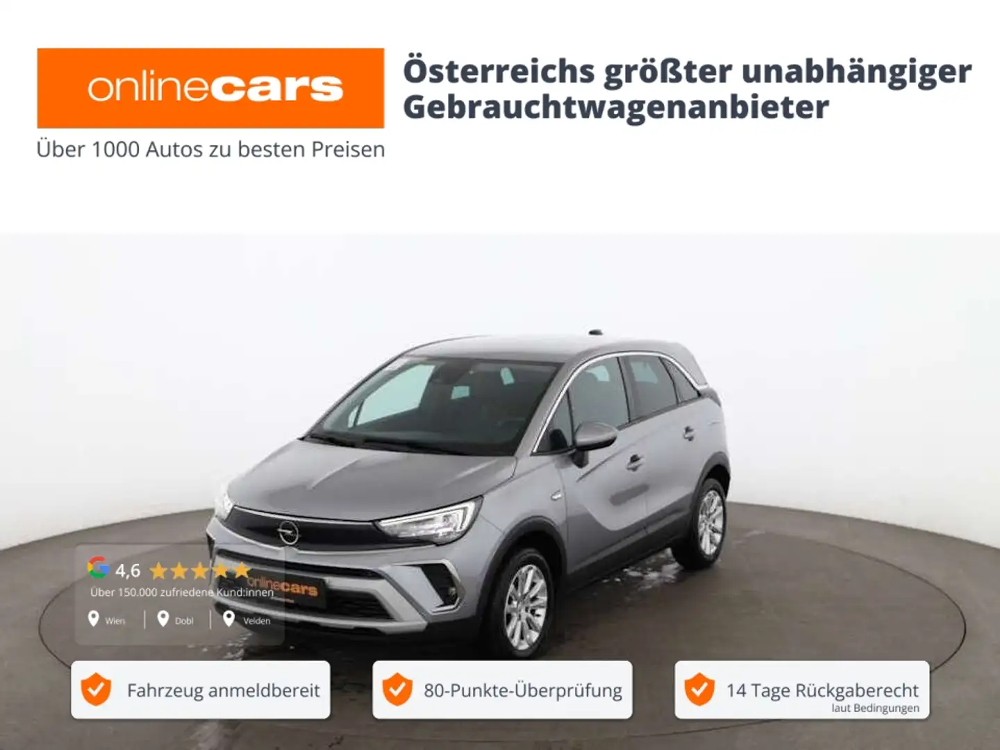 Opel Crossland 1.2 Turbo Elegance LED SITZHZG R-KAMERA Šedá - 1