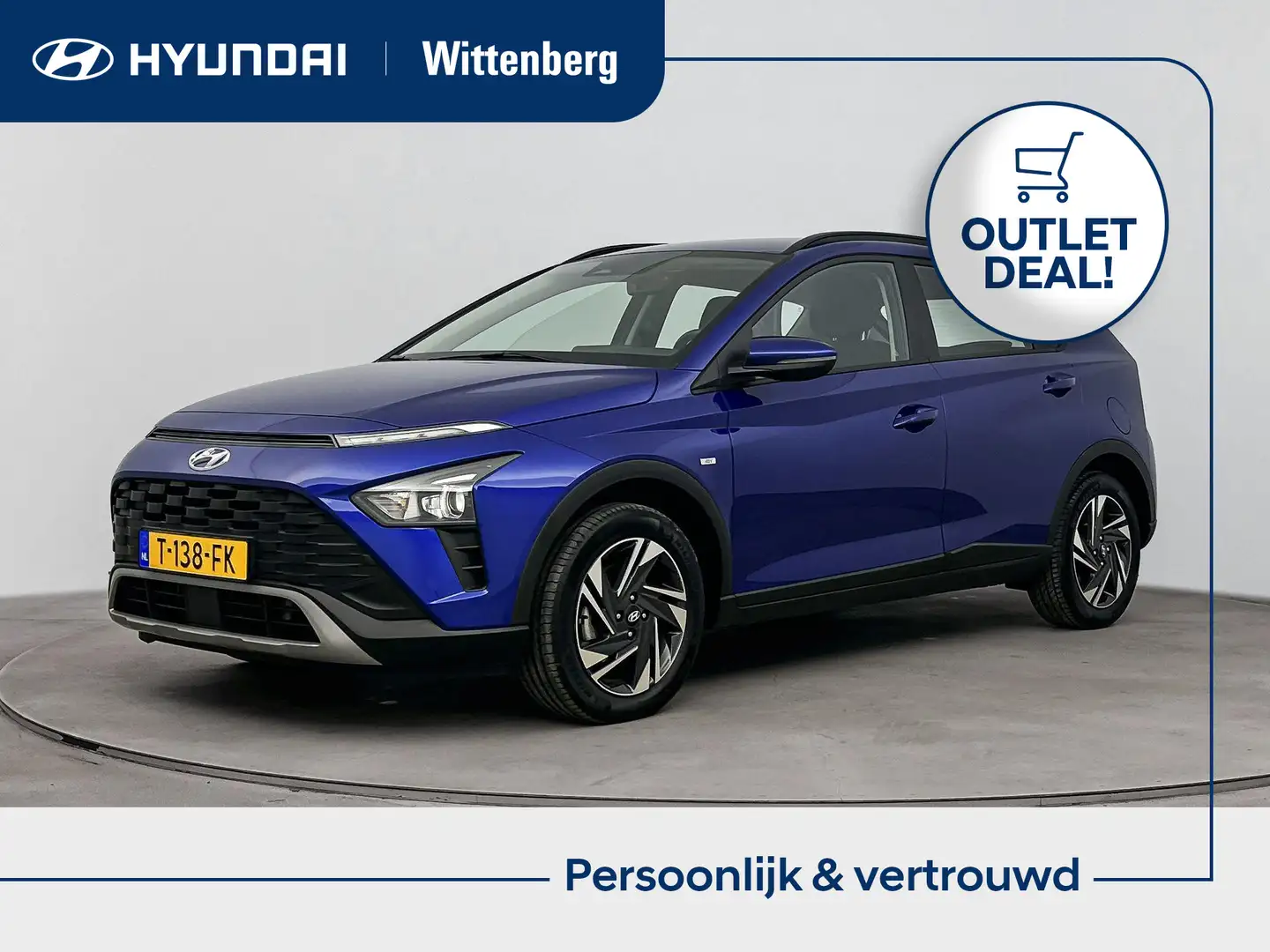 Hyundai BAYON 1.0 T-GDI COMFORT SMART | OUTLETDEAL!!! | CAMERA | Blauw - 1
