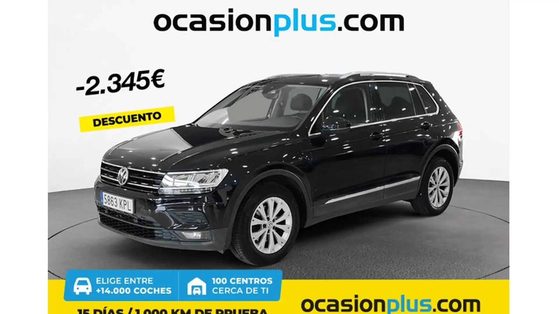 Volkswagen Tiguan 2.0TDI Advance DSG 110kW Zwart - 1