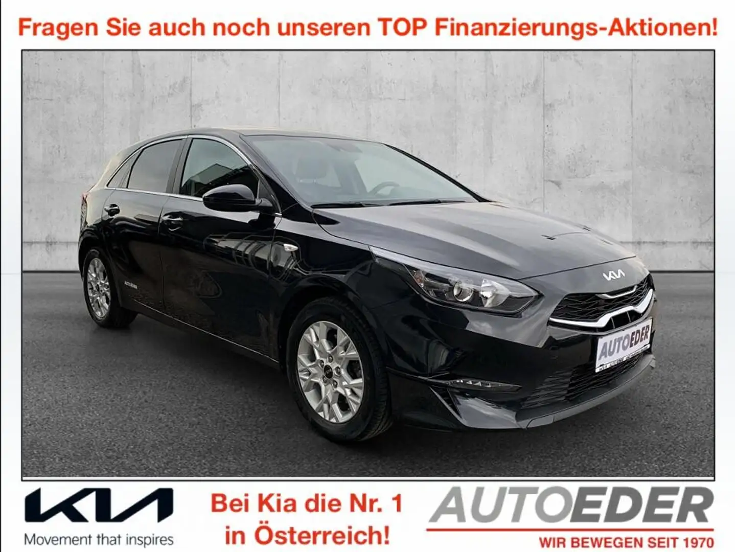 Kia Ceed / cee'd ceed 1,0 T-GDI GPF Silber Schwarz - 1