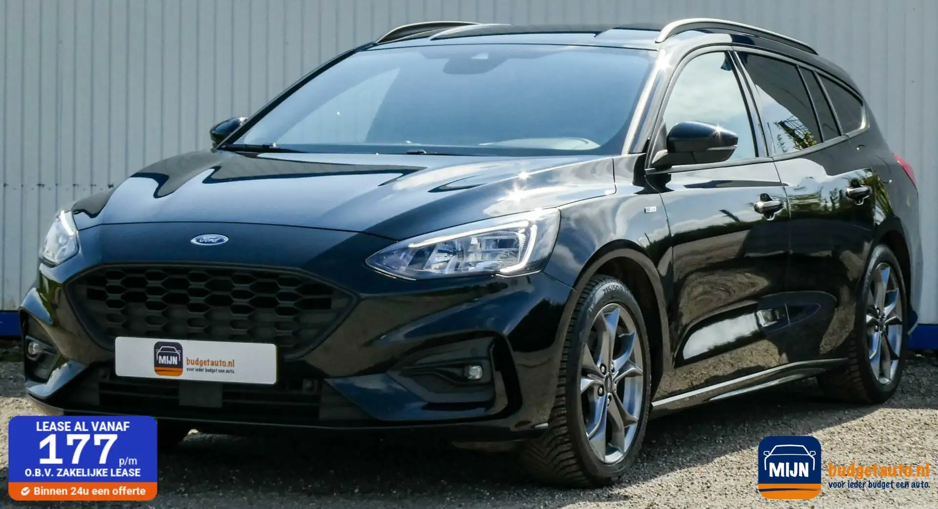 Ford Focus Wagon 1.0 EcoBoost Hybrid ST Line Business Negro - 1