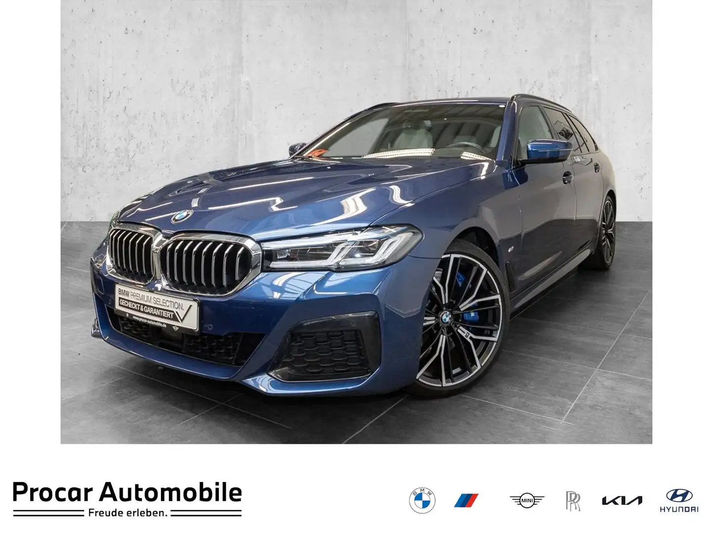 BMW 540 d xDrive A M Sportpaket B&W Surround Head-Up Blauw - 1