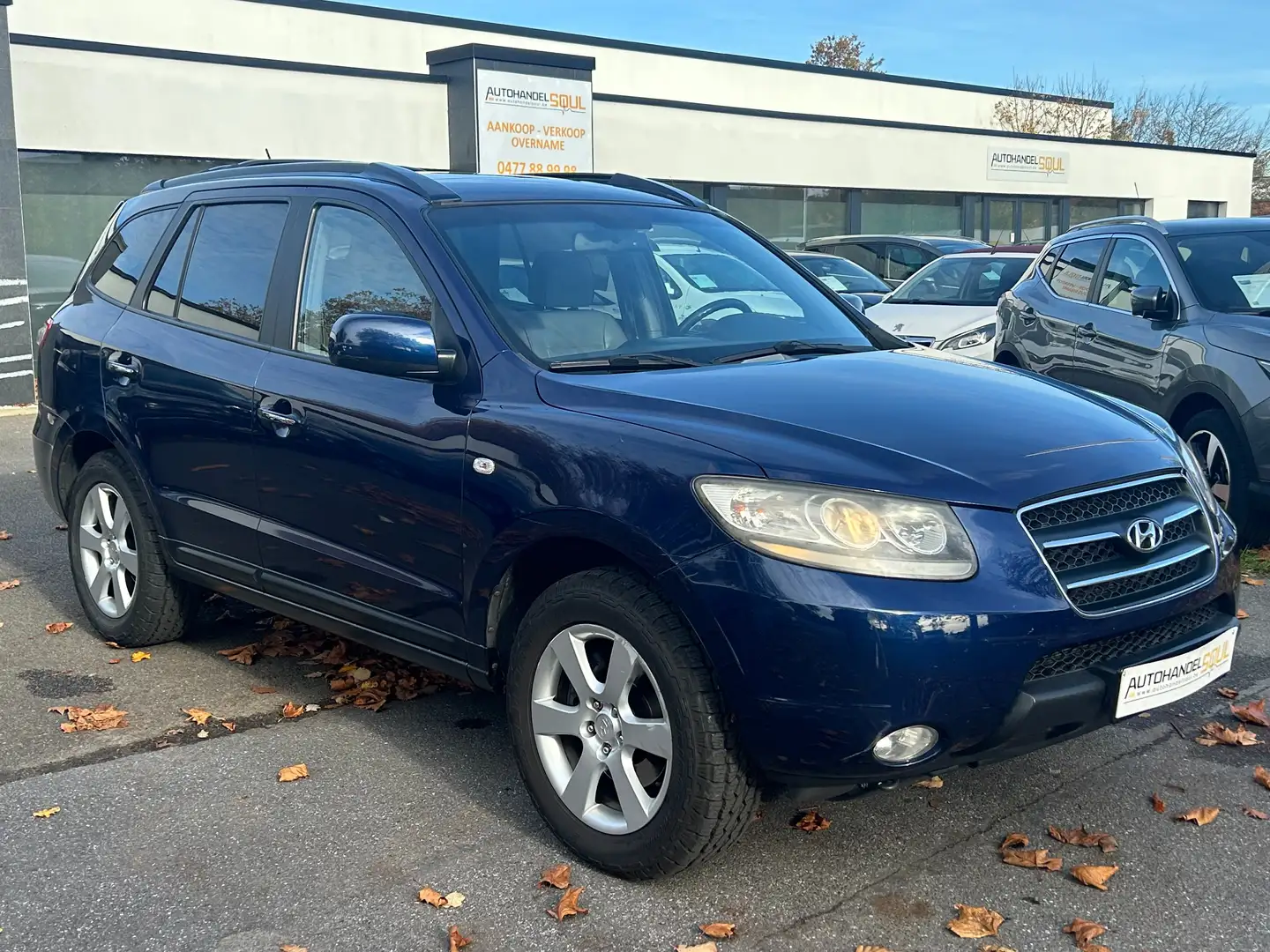 Hyundai SANTA FE 2.2D 4WD , 7/2007, 188.070km, Automaat, EXPORT Bleu - 2