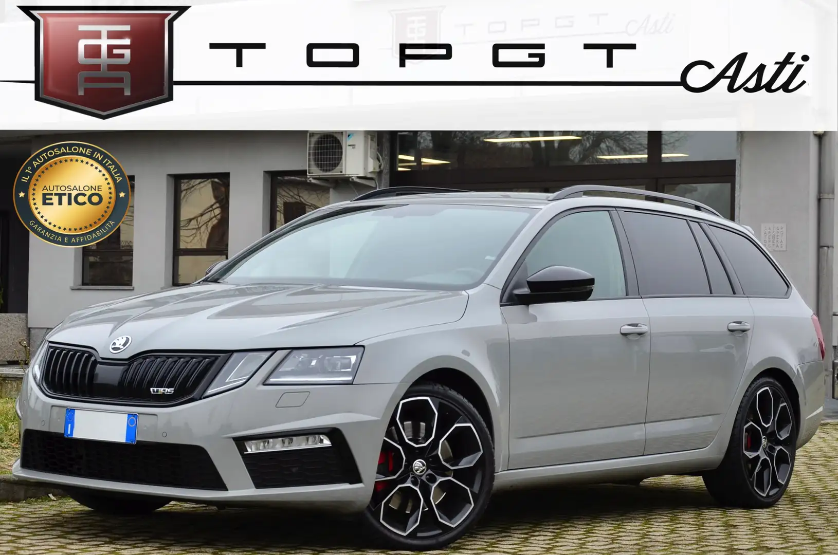Skoda Octavia SW 2.0 tsi RS 245cv dsg SERVICE VW, PERMUTE Grigio - 1
