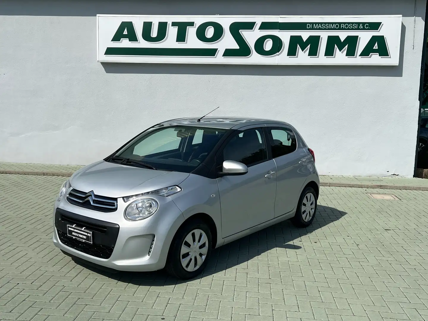 Citroen C1 5p 5p 1.0 vti Feel s/s OK x NEOPATENTATI NUOVO CDS Argento - 1