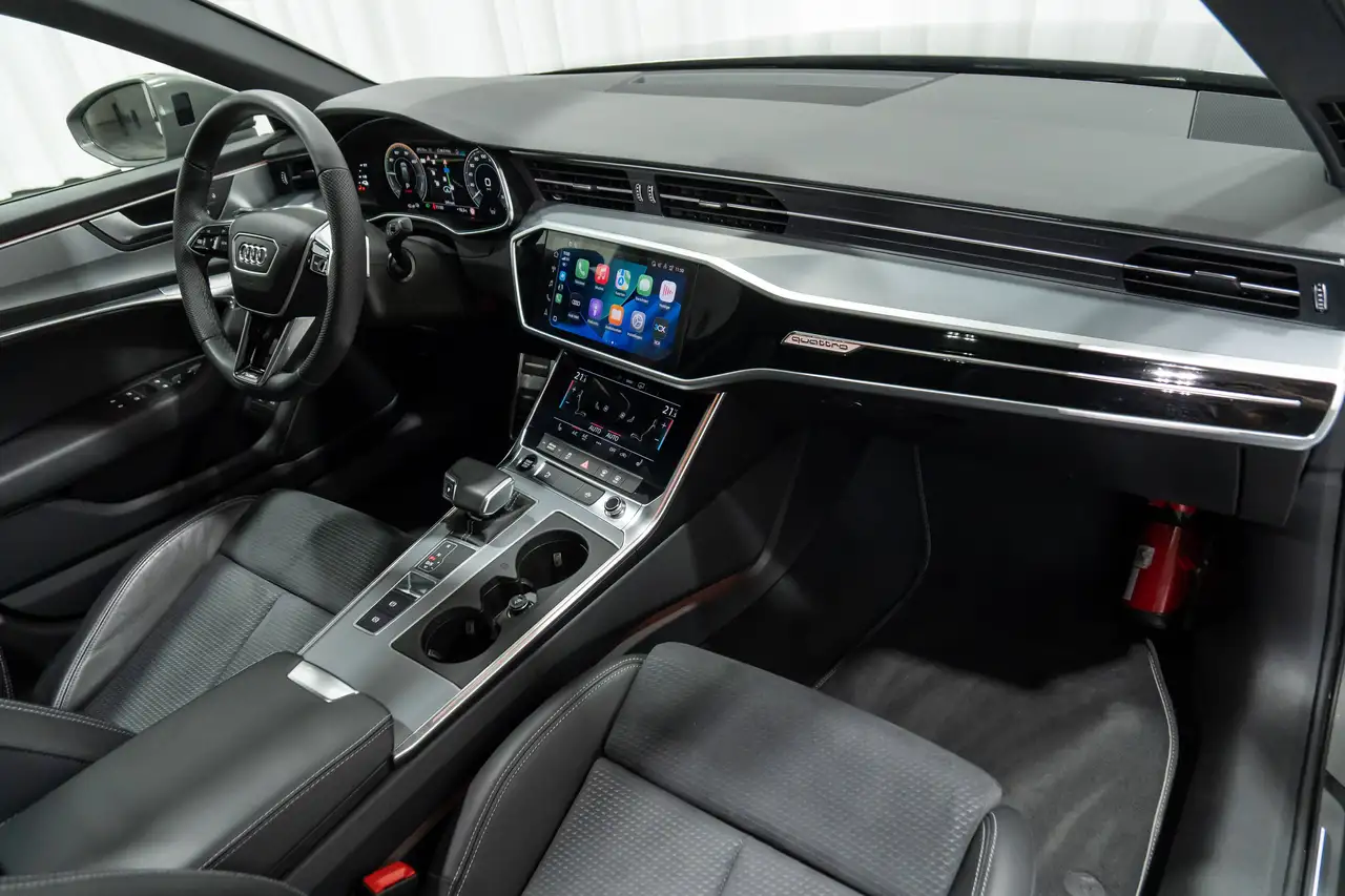Audi A6 Avant 50 TFSIe Quattro S Line Pano Trekhaak Shadow Matrix ACC, миниатюра 15