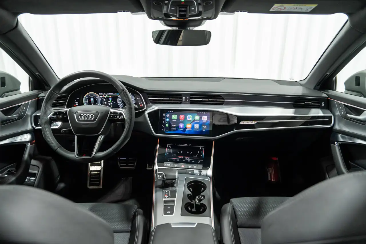 Audi A6 Avant 50 TFSIe Quattro S Line Pano Trekhaak Shadow Matrix ACC, миниатюра 12