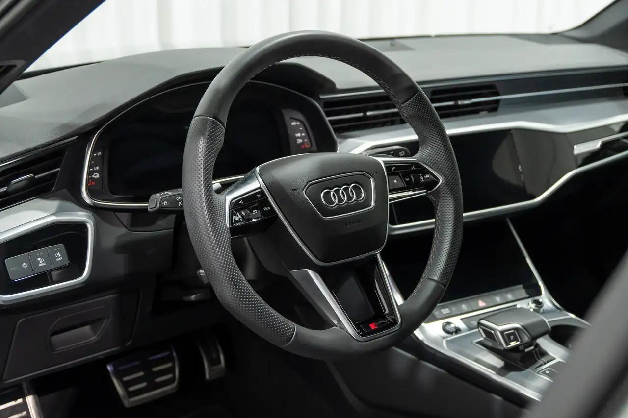 Audi A6 Avant 50 TFSIe Quattro S Line Pano Trekhaak Shadow Matrix ACC, миниатюра 28