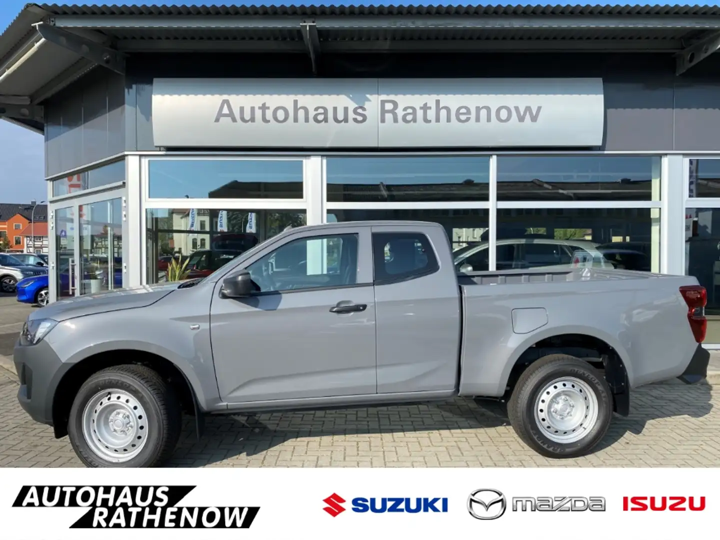 Isuzu D-Max Space Cab 4WD L 1.9 TD Spurhalteass. Verkehrszeich Grau - 1