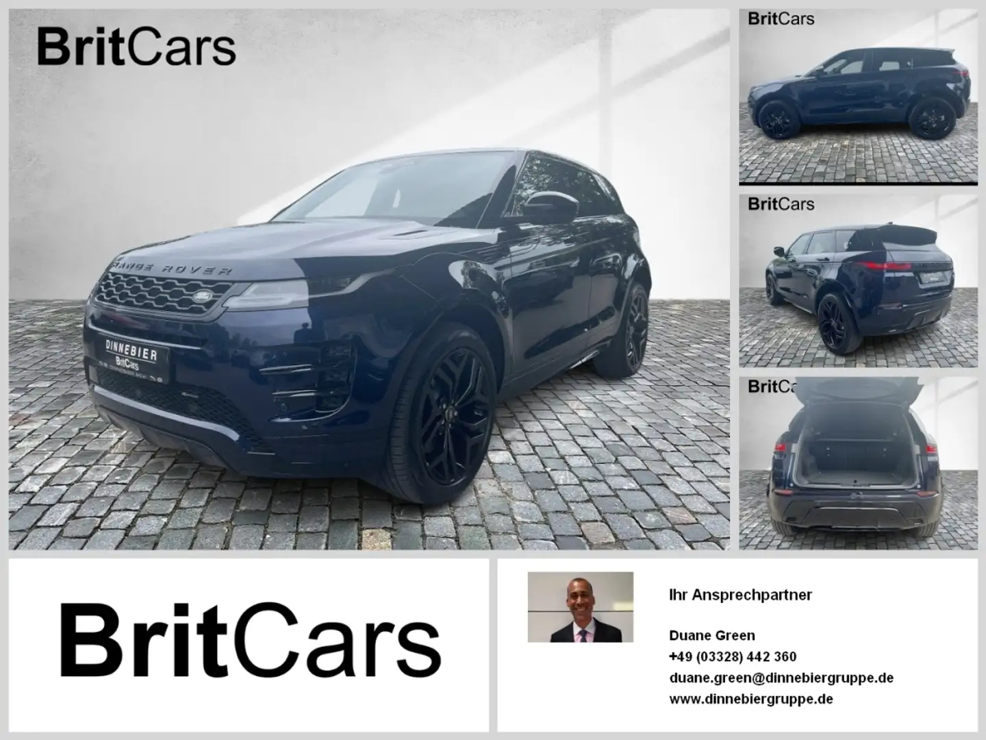 Land Rover Range Rover Evoque P250 Dyn SE Panno,Winter Blauw - 1