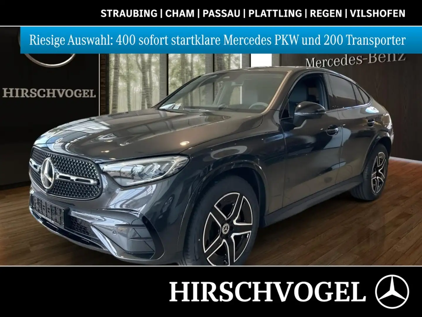 Mercedes-Benz GLC 220 d 4M EDITION AMG-Line+Night+AHK+DISTRON Grau - 1
