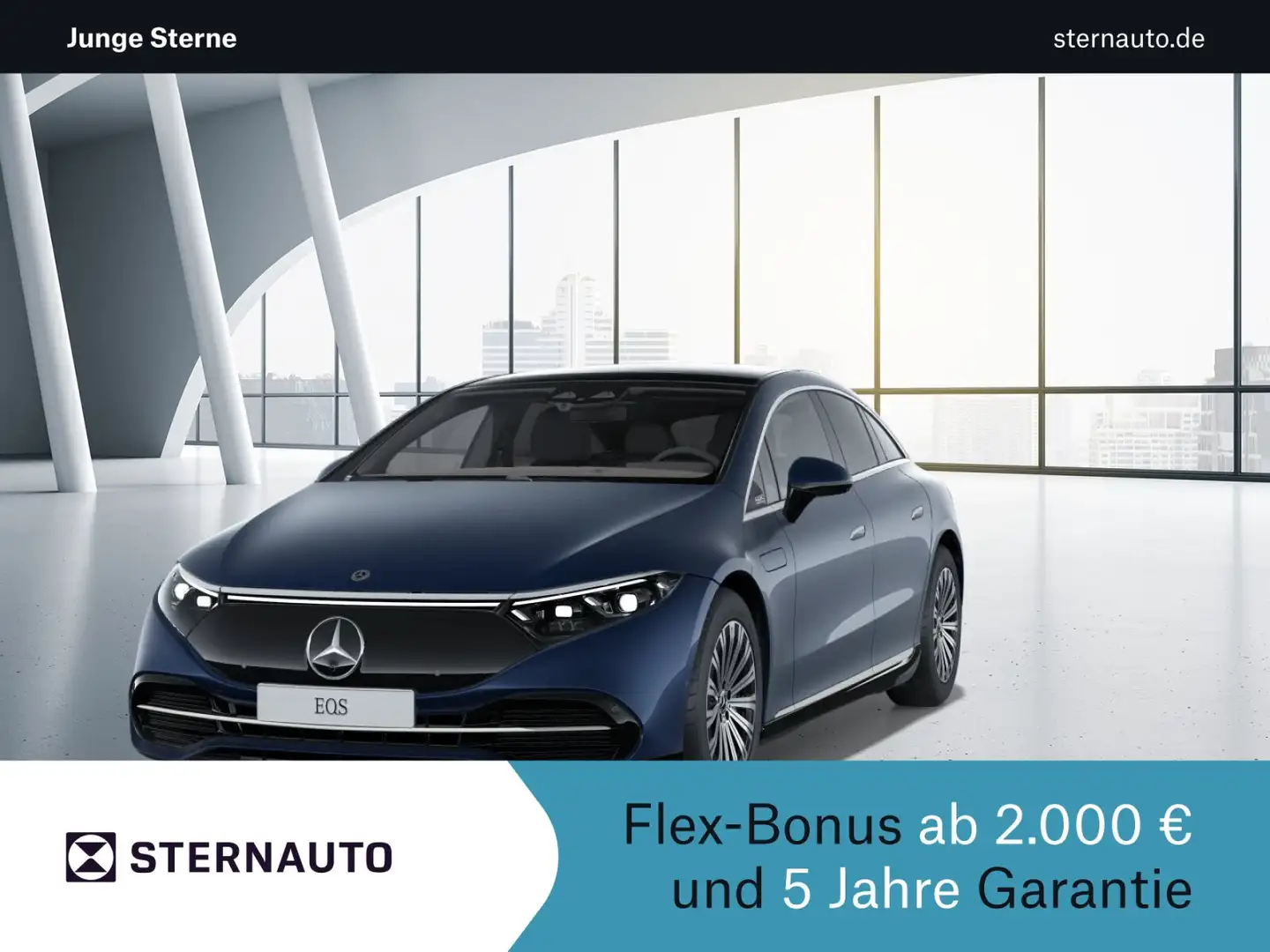 Mercedes-Benz EQS EQS 450+ Pano.-Dach/Distronic/Airmatic/Digital Blau - 1