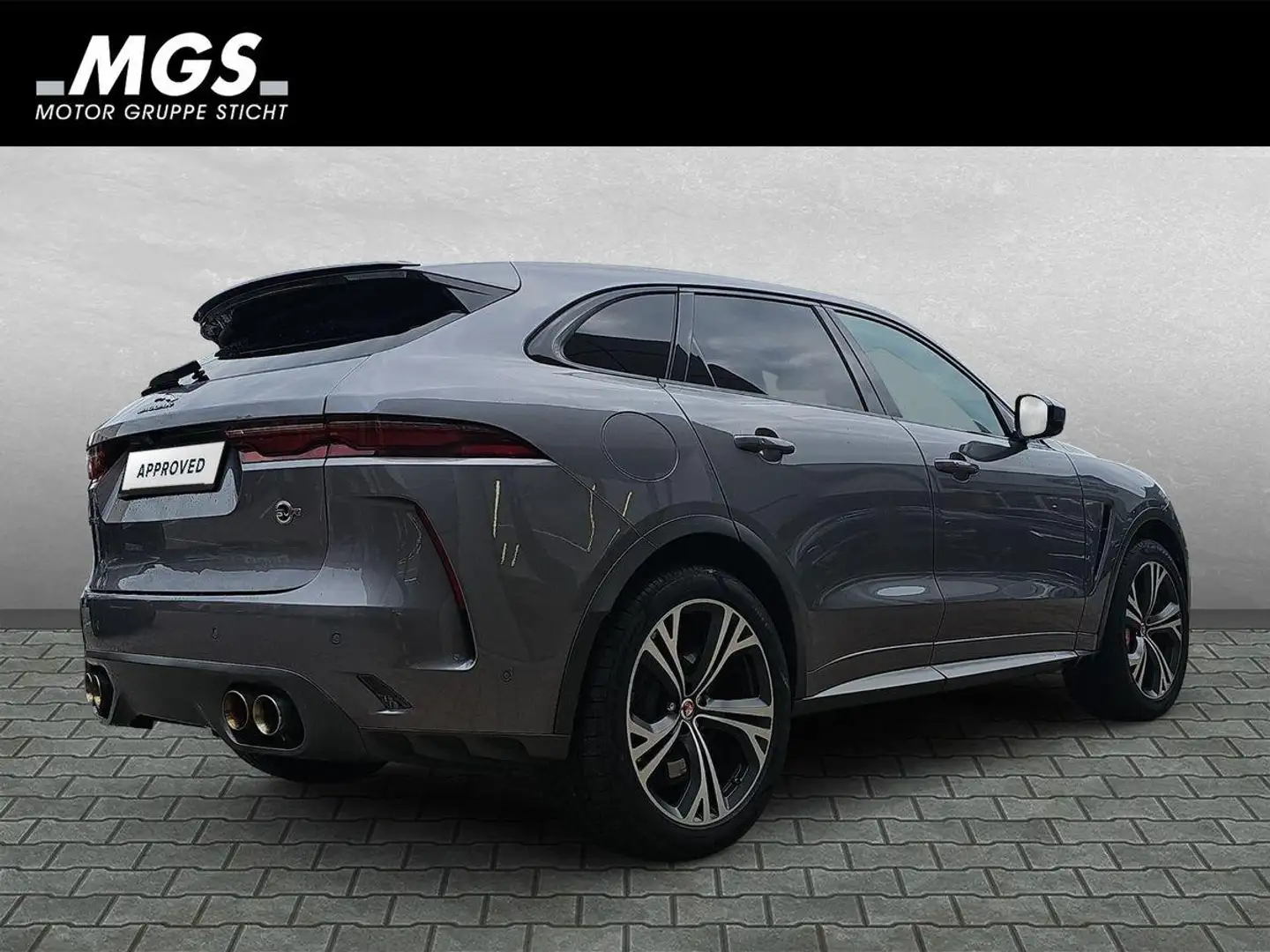 Jaguar F-Pace F-PACE P550 SVR, AHK Gris - 2
