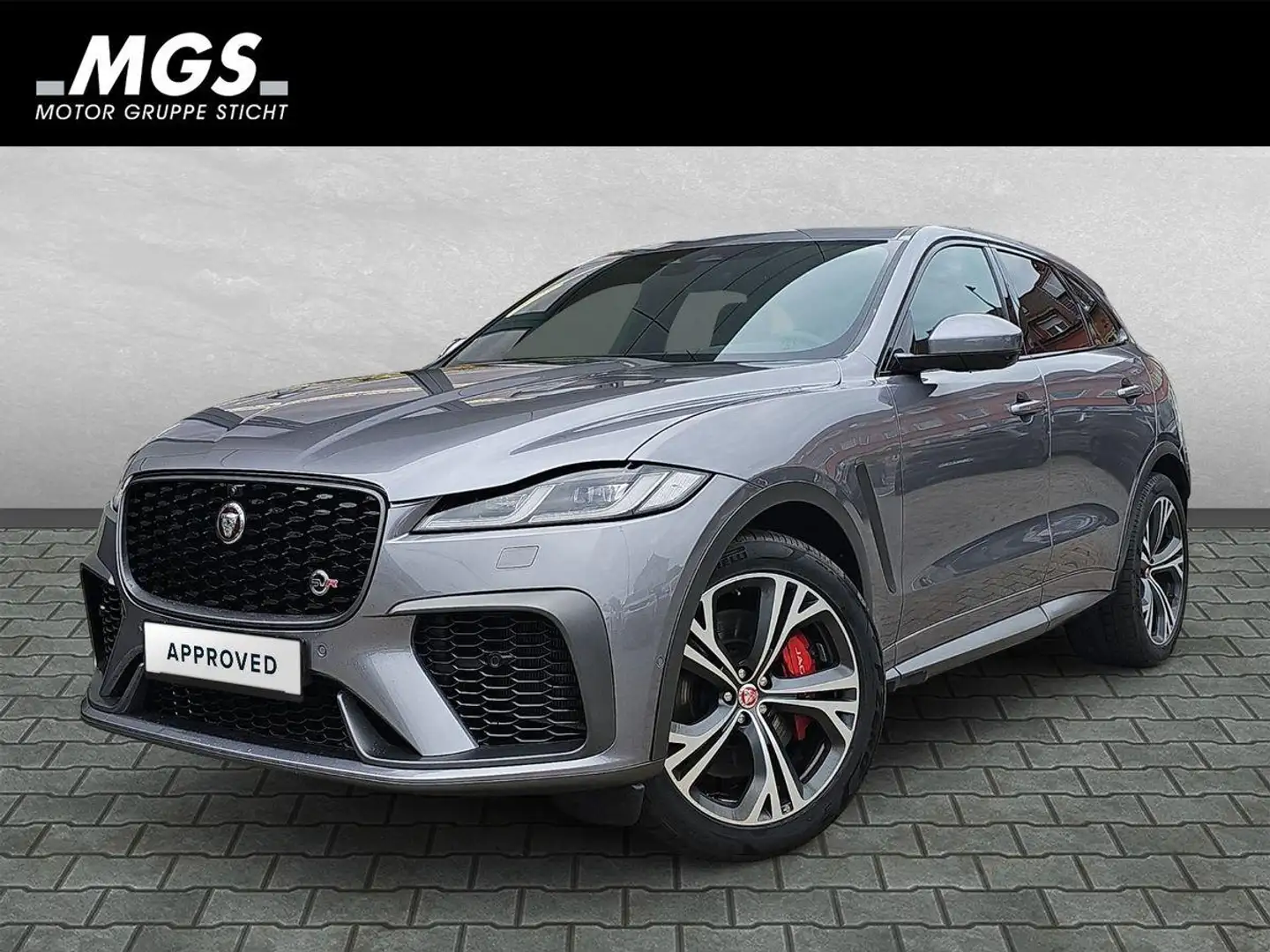 Jaguar F-Pace F-PACE P550 SVR, AHK Gris - 1