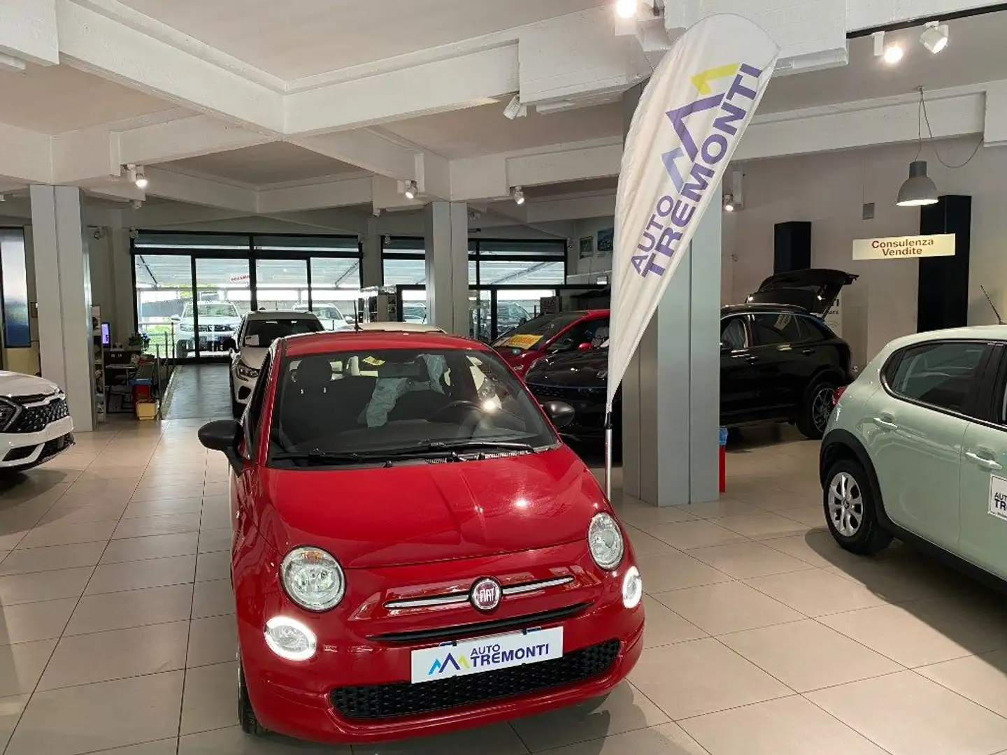 Fiat 500 1.0 Hybrid Cult CON FINANZIAMENTO Grijs - 1
