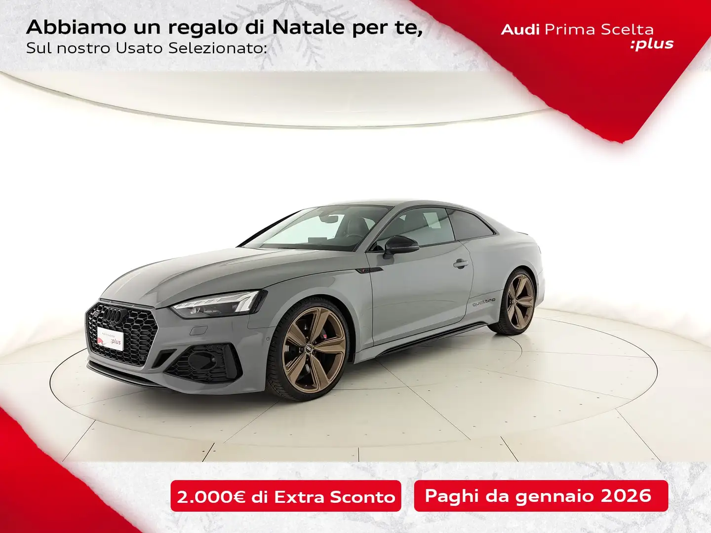Audi RS5 coupe 2.9 tfsi quattro 450cv tiptronic Grigio - 1