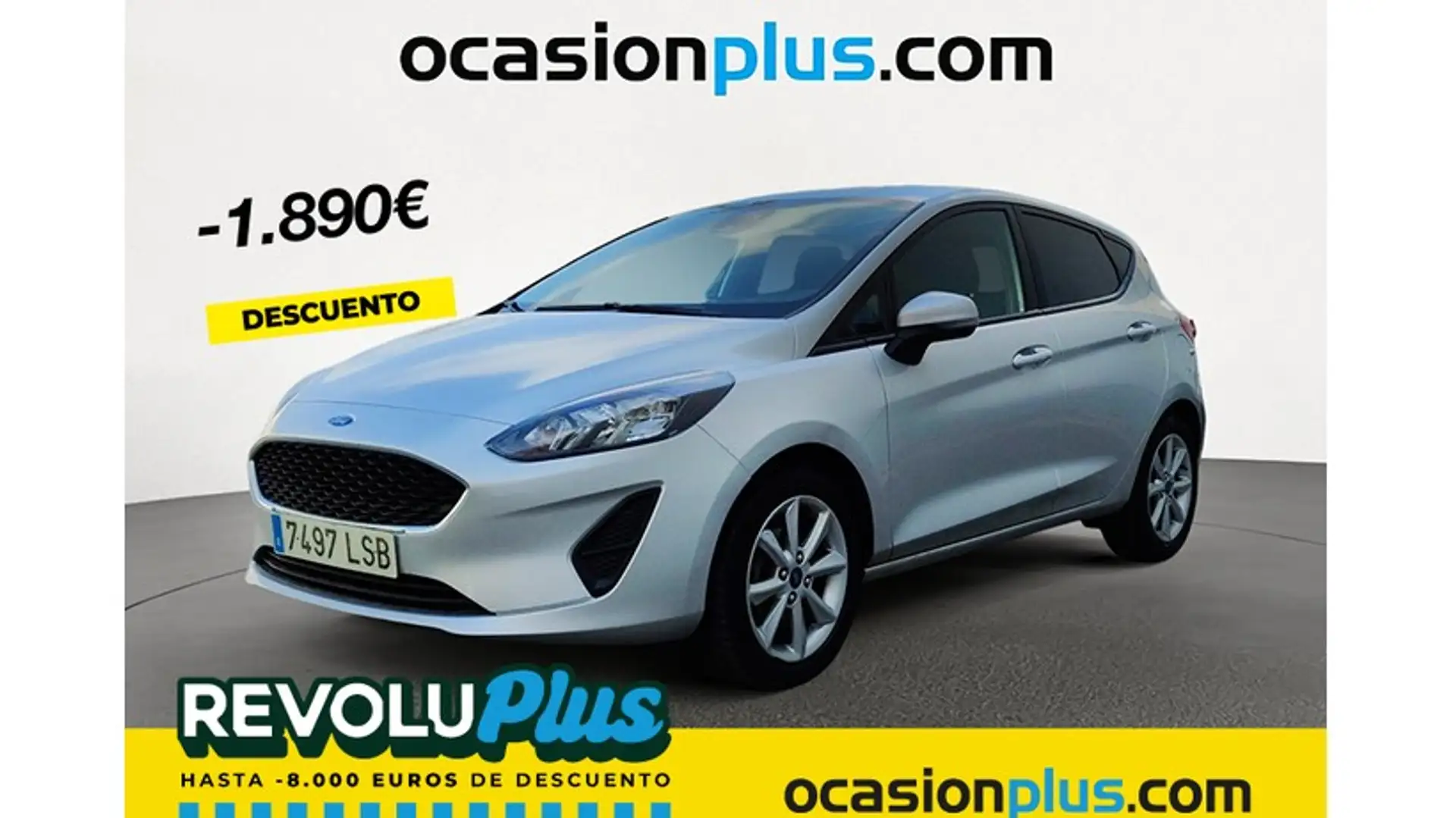 Ford Fiesta 1.0 EcoBoost S/S Trend 100 Plateado - 1