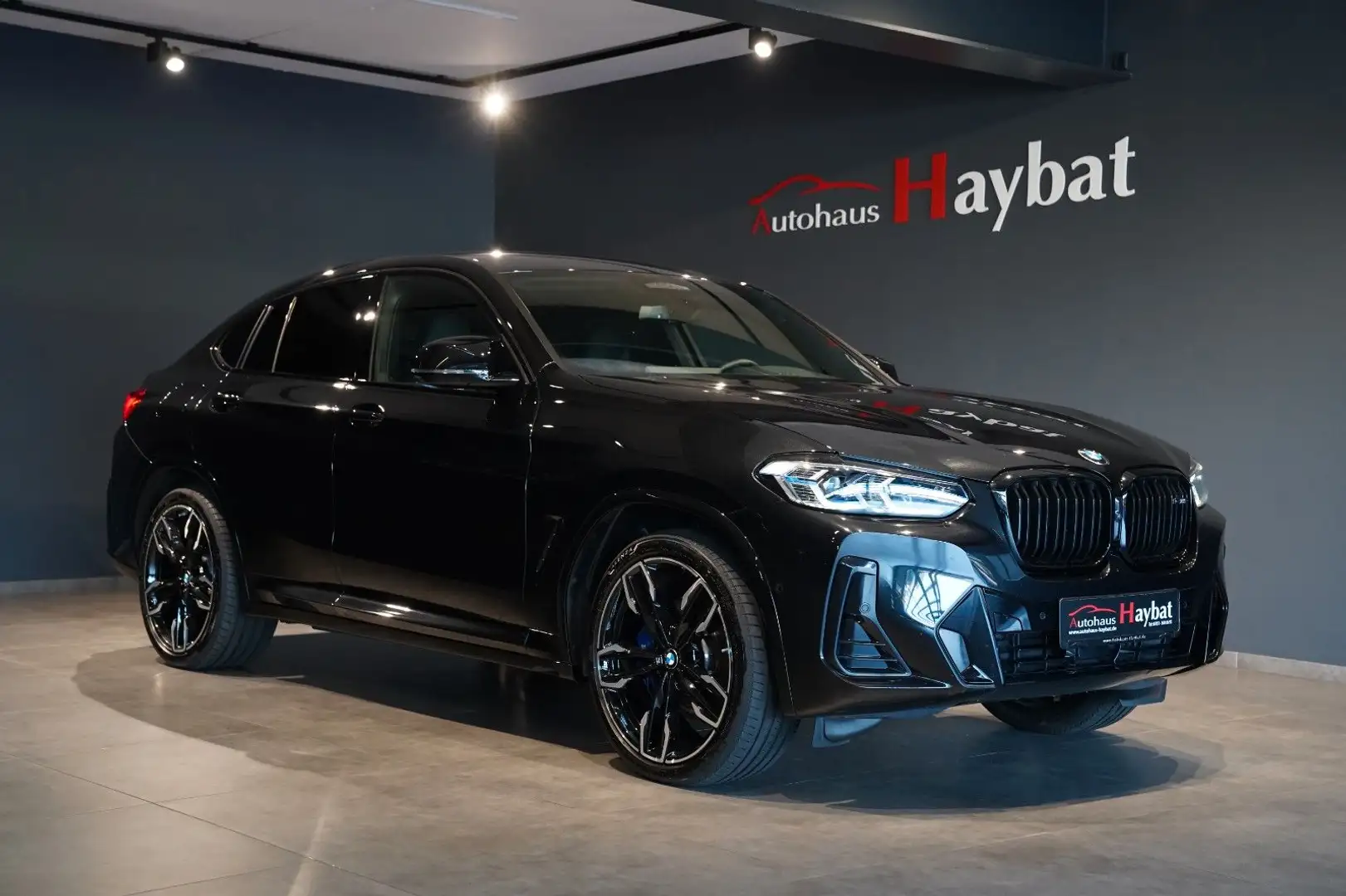 BMW X4 M d LCProf-Laser-HuD-360-ACC-H&K-M Sitze Zwart - 1