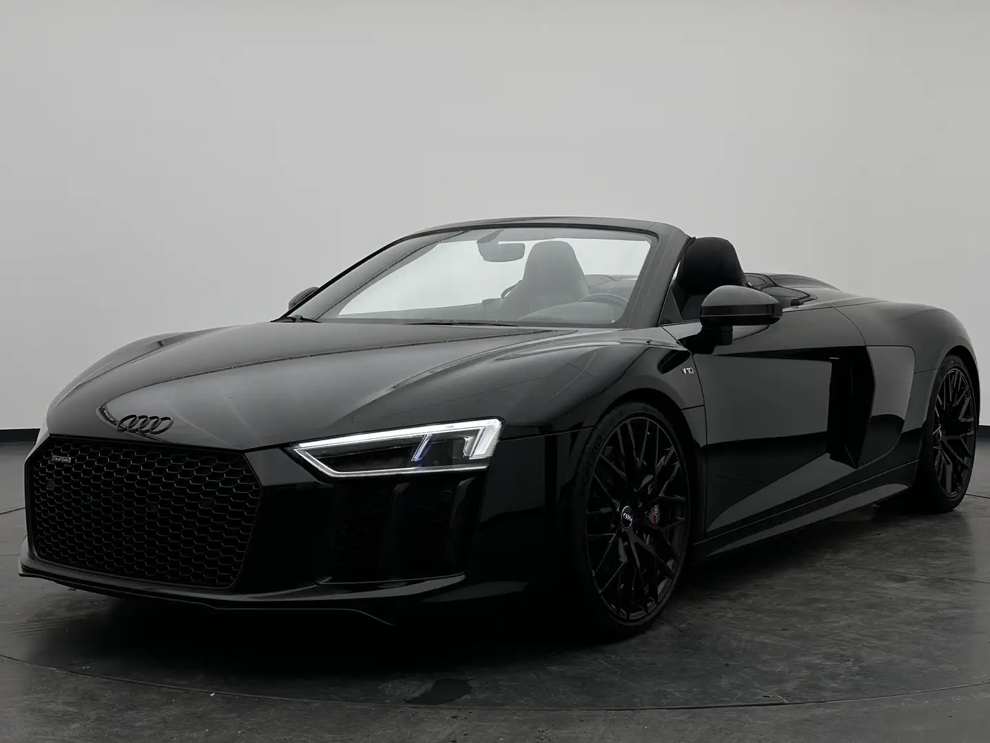 Audi R8 R8 Spyder V10 5.2 FSI+LASER+CARBON+KERAMIK+S-AGA Zwart - 2