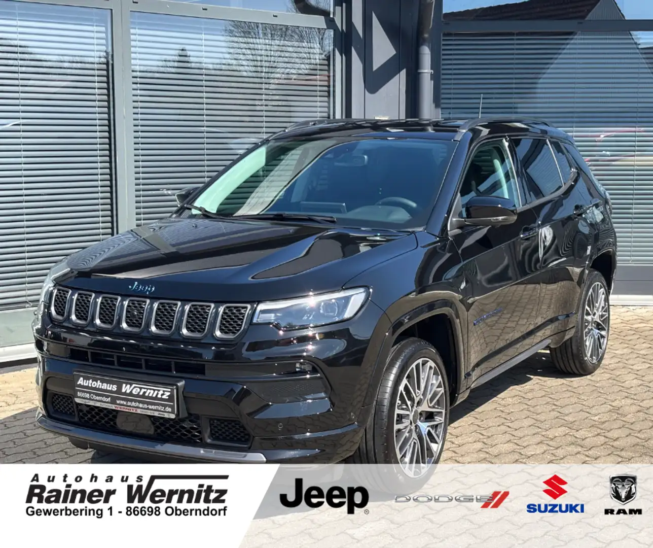 Jeep Compass 1.5 E-Hybrid North Star Automatik *PANO*LED*SHZ*PD Schwarz - 1
