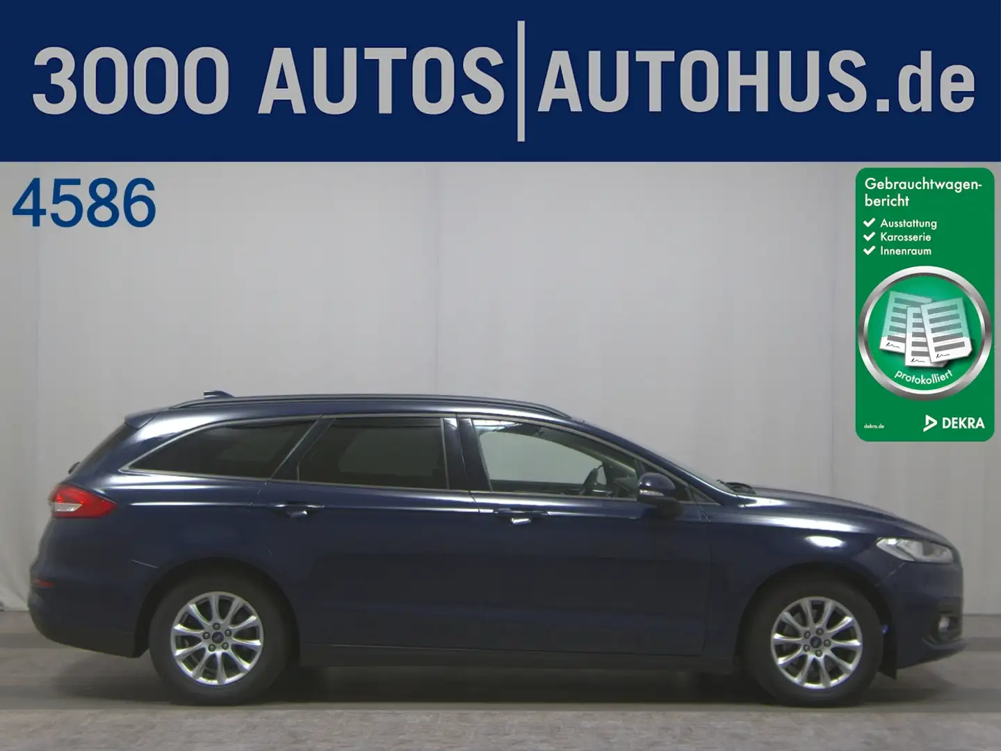 Ford Mondeo Turnier 2.0 EB Trend Navi LED RFK 4xShz Blau - 1