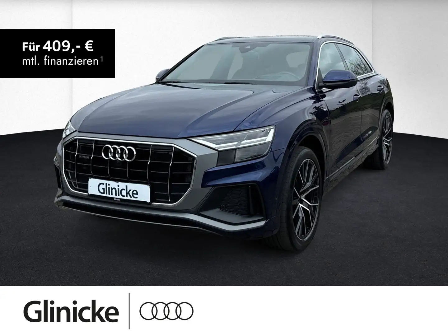 Audi Q8 50 TDI S-line quattro tiptronic Luftfederung+ Blau - 1