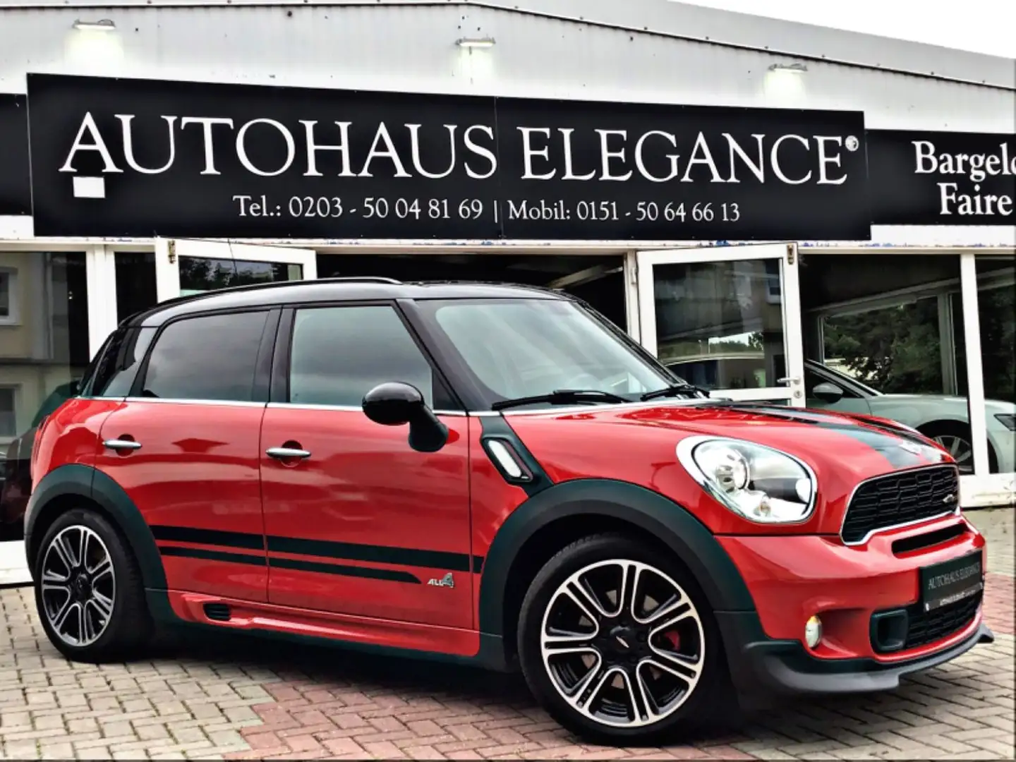 MINI John Cooper Works Countryman ~Navi~Tempo~Bi-Xenon Rot - 1
