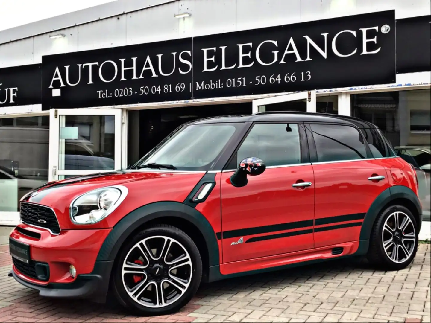MINI John Cooper Works Countryman ~Navi~Tempo~Bi-Xenon Rot - 2