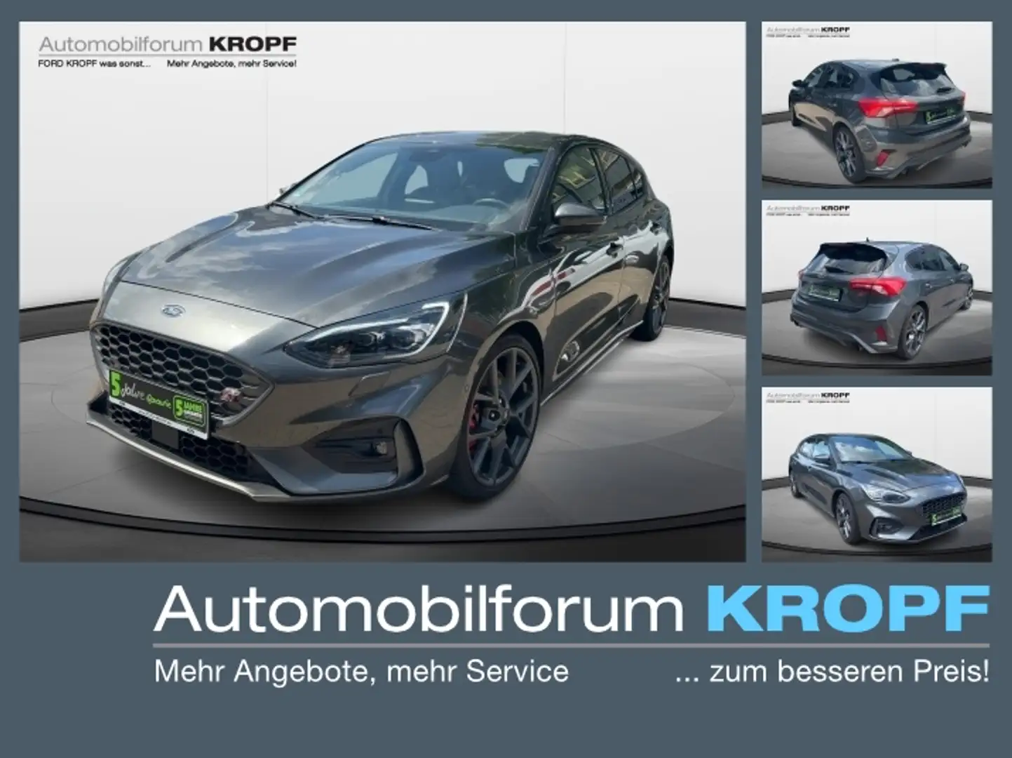 Ford Focus 2.3 EcoBoost Led, DAB, Navi Grau - 1
