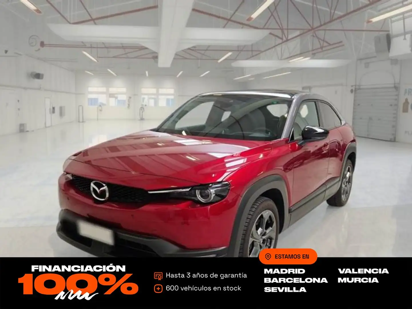 Mazda MX-30 e-Skyactiv Exclusive-Line 105kW Rojo - 1