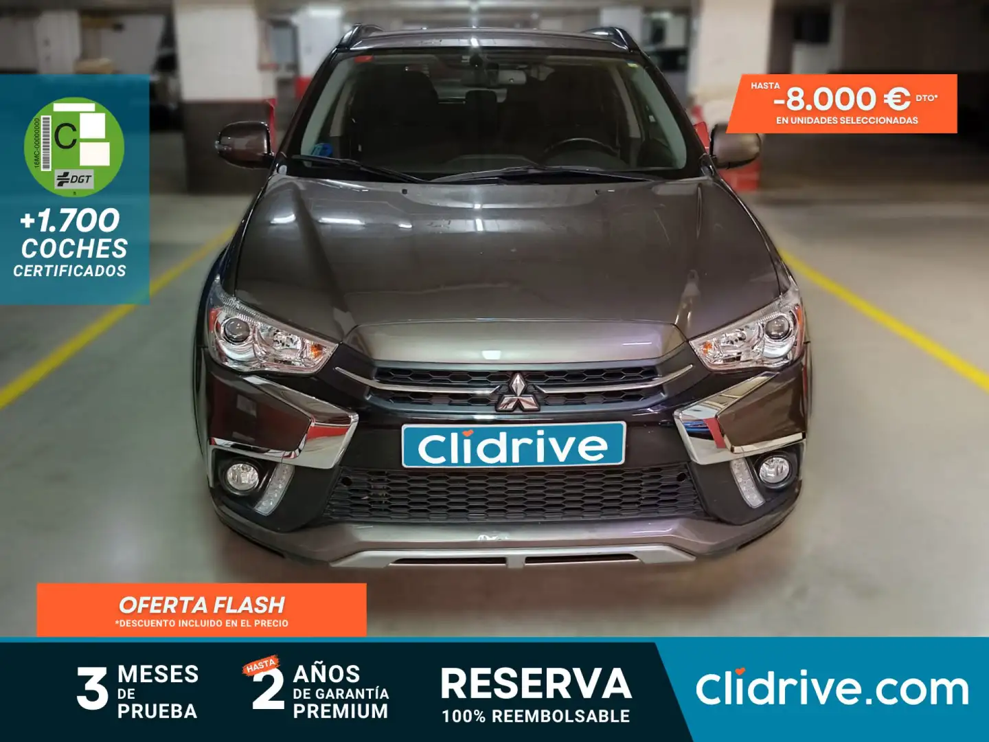 Mitsubishi ASX 160 MPI Kaiteki Gris - 1